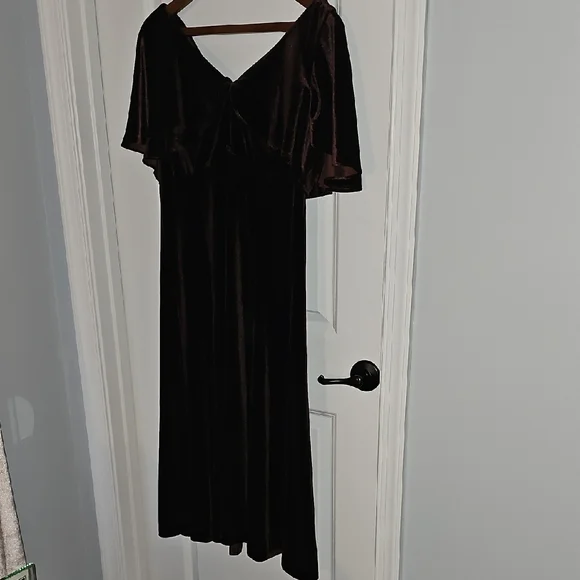 Dkny | Dresses | Dkny Elegant Brown Velvet Flowing Evening Dress | Poshmark Dkny | Dresses | Dkny Elegant Brown Velvet Flowing Evening Dress | Poshmark